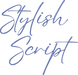 Stylish Script Font Machine Embroidery Design Set -  Cursive Alphabet Letters BX Font - Download 9 Formats and 3 Sizes - 1", 1.5", 2" - Threadart.com