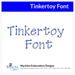 Tinkertoy Font Machine Embroidery Design Set - Alphabet Letters BX Font - Download 9 Formats and 5 Sizes - Threadart.com