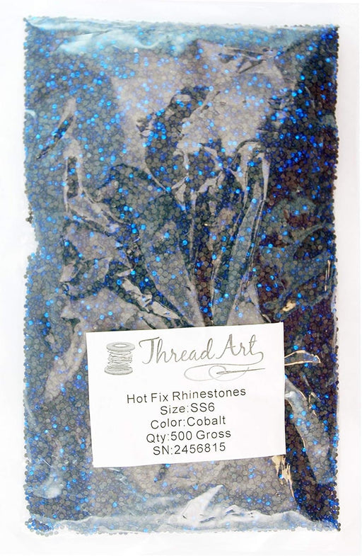 SS6 Cobalt Rhinestones Bulk 500 Gross - Threadart.com