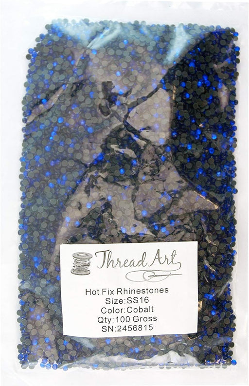 SS16 Cobalt Rhinestones Bulk 100 Gross - Threadart.com