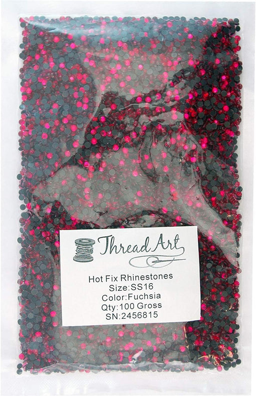 SS16 Fuchsia Rhinestones Bulk 100 Gross - Threadart.com