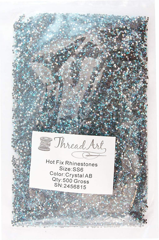 SS6 Crystal AB Rhinestones Bulk 500 Gross - Threadart.com