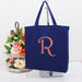 Personalized Tote Bag - Embroidered Single Initial - Threadart.com