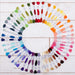 50 Color Premium Cotton Embroidery Floss Set - Six Strand Thread - Threadart.com