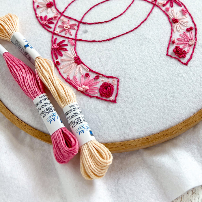 50 Color Premium Cotton Embroidery Floss Set - Six Strand Thread - Threadart.com