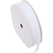 White Velvet Ribbon - Thin 1/4" Wide Roll - 5 Yard Roll - Threadart.com