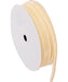 Ivory Velvet Ribbon - Thin 1/4" Wide Roll - 5 Yard Roll - Threadart.com