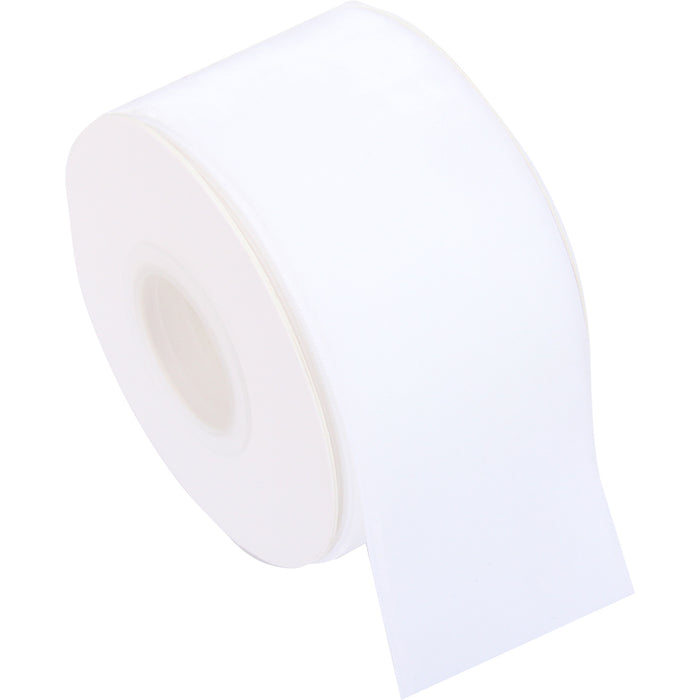 White Velvet Ribbon - Wide 2 1/4" Roll - 5 Yards - Threadart.com