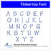 Tinkertoy Font Machine Embroidery Design Set - Alphabet Letters BX Font - Download 9 Formats and 5 Sizes - Threadart.com