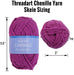 Super Soft Chenille Yarn - #5 - Off White - 50 gram skeins - 60 yds - Threadart.com
