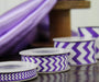 Chevron Striped Grosgrain Ribbon Set - 19 Colors - 1 1/2" Wide x 5 Yard Rolls - Threadart.com