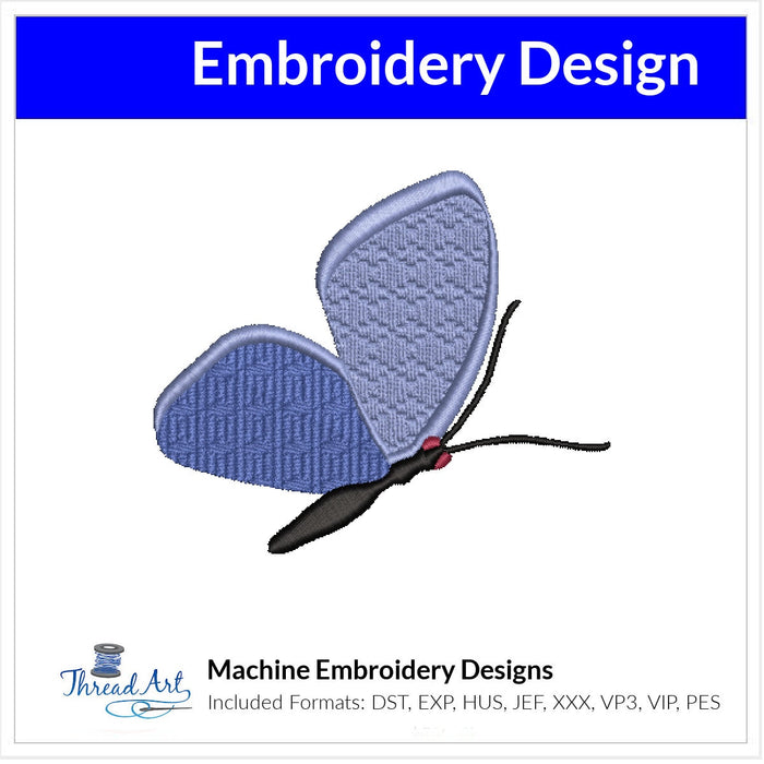 Butterfly 8 Embroidery Design Instant Download Cute Kids - 3 Sizes - 8 Formats - ThreadArt - Threadart.com