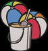 Beach Ball Sand & Bucket Embroidery Design Instant Download Fun Summwe Cute Kids - 3 Sizes - 8 Formats - ThreadArt - Threadart.com