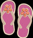 Flip Flops Sandals Embroidery Design Instant Download Cute Beach Summer - 3 Sizes - 8 Formats - ThreadArt - Threadart.com