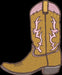 Western Boot Embroidery Design Instant Download Cute Boot in 3 Sizes - 8 Formats - ThreadArt - Threadart.com