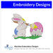 Bunny Painting Cute Easter Egg Embroidery Design Instant Download  - Multiple Sizes - 8 Formats - ThreadArt - Threadart.com