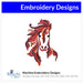 Jacobean Horse Embroidery Design  Instant Download  - Multiple Sizes - 8 Formats - ThreadArt - Threadart.com