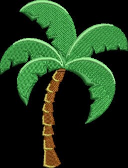 Palm Tree Embroidery Design  Instant Download  - Multiple Sizes - 8 Formats - ThreadArt - Threadart.com