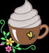 Cute Coffee Cup Embroidery Design Instant Download  - 3 Sizes - 8 Formats - ThreadArt - Threadart.com