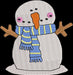 Melting Snowman Embroidery Design Instant Download  - Multiple Sizes - 8 Formats - ThreadArt - Threadart.com