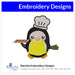 Penguin Baking Embroidery Design  Instant Download  - Multiple Sizes - 8 Formats - ThreadArt - Threadart.com