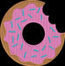 Cute Donut with Bite Embroidery Design  Instant Download  - Multiple Sizes - 8 Formats - ThreadArt - Threadart.com