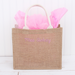 Personalized Jute Tote Bag - Embroidered Gift Bag - Threadart.com