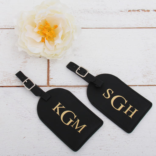 Personalized Luggage Tag For Travel - Pink, White, or Black - Threadart.com