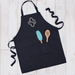 Monogrammed Canvas Apron - Embroidered Monogram - Threadart.com