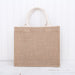 Jute Tote Bag - Small Size 12x10x6 - Fine Burlap Tote Bag - Threadart.com
