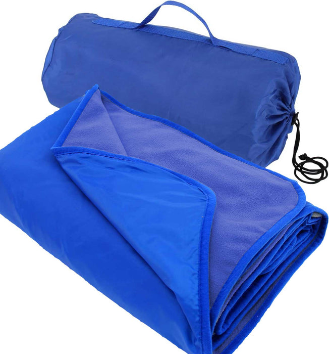 Pack of 3 Waterproof Picnic Blanket - 79"x55" - Royal Blue - Camping Sports - Threadart.com