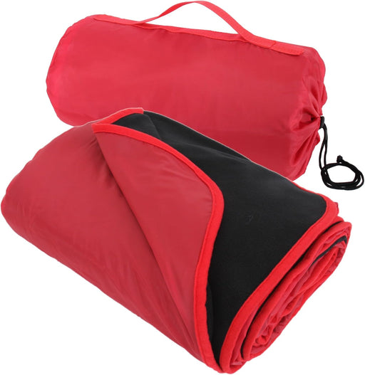 Waterproof Picnic Blanket - 79"x55" - Red/Black - Camping Sports - Threadart.com