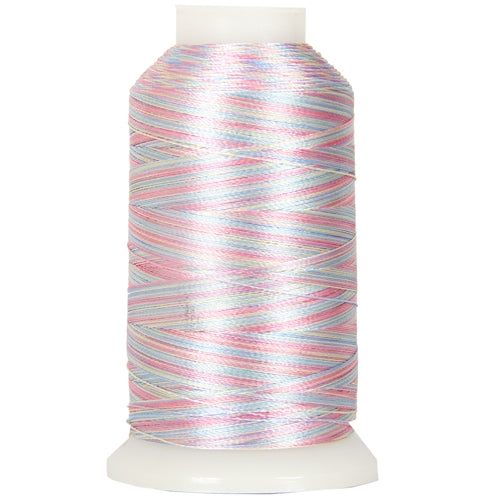 Multicolor Polyester Embroidery Thread No. 3 - Variegated Stormy —