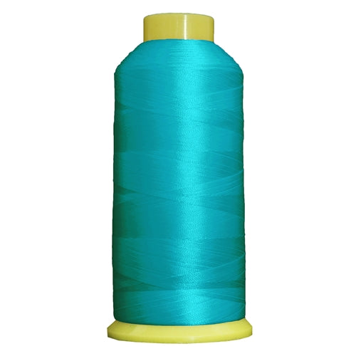 Five Spools of Thread , One Large Peach , One Large Light Blue