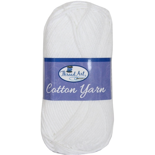 Crochet Cotton Yarn - #4 - Yellow - 50 gram skeins - 85 yds —