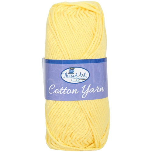 100% Pure Cotton #4 Yarn - Soft, Absorbent for Knitting, Crochet - 85yd —