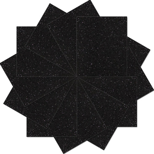KINGSOW Black Heat Transfer Vinyl: 22 Pack 12x10 Inch Print Black HTV  Bundle Holographic Floral Pattern Iron on Vinyl Sheets for Cricut