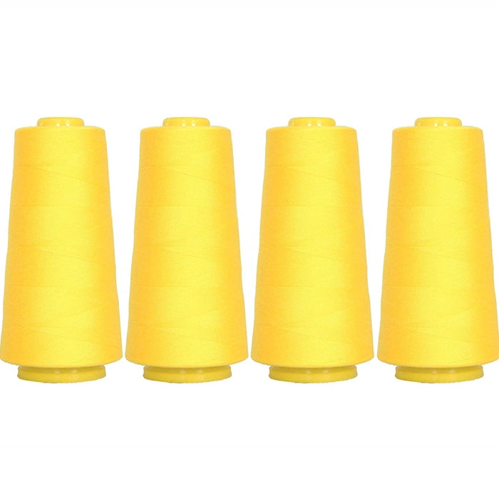 Neon Colors Polyester Serger Thread 6 Cone Set