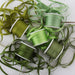 4mm Silk Ribbon Set - Green Shades - Five Spool Collection - Threadart.com