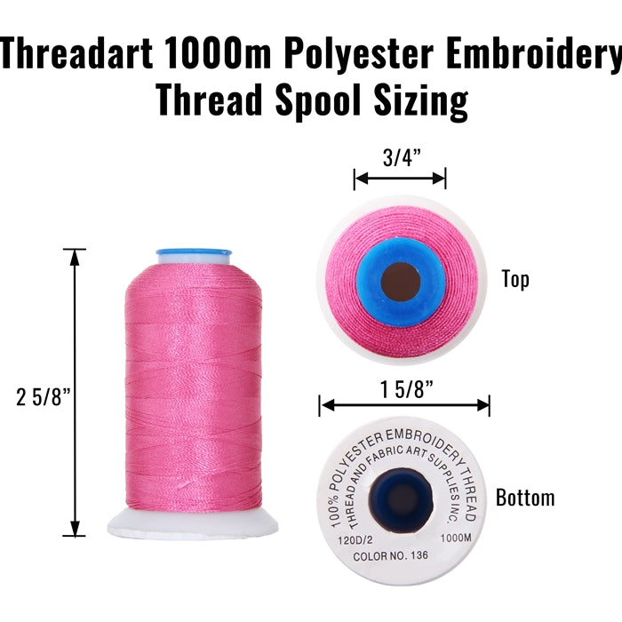 Brother Embroidery Thread Set - 40 Colours