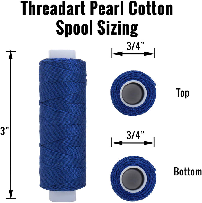 Pearl Cotton Thread Set Confetti Colors 8 Colors - Threadart.com