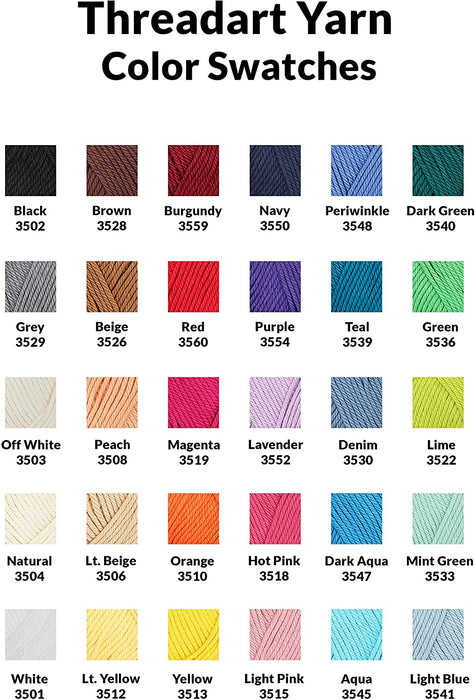 red heart yarn color chart