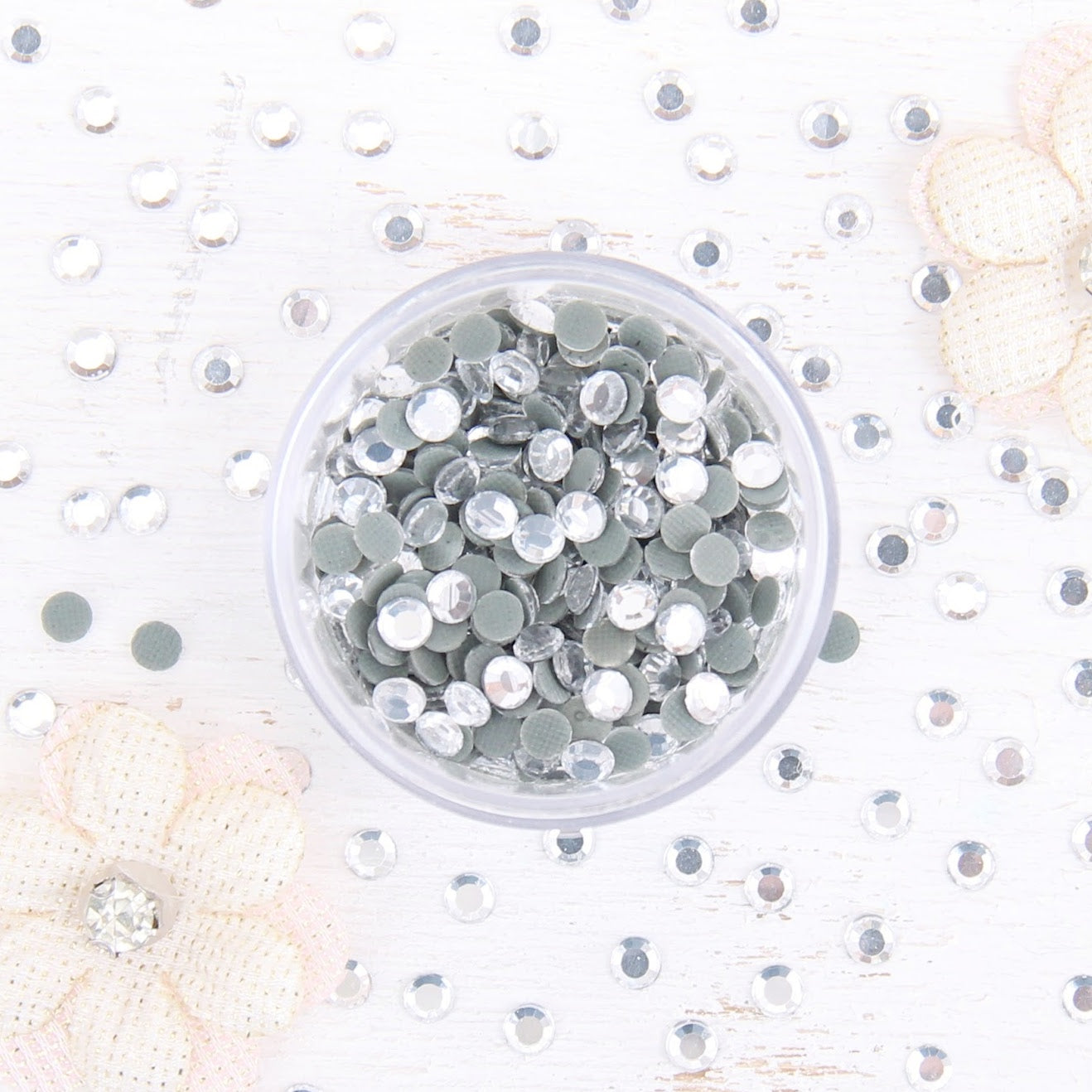 Hot Fix Rhinestones - SS10 - Crystal - 1440 stones - Threadart.com