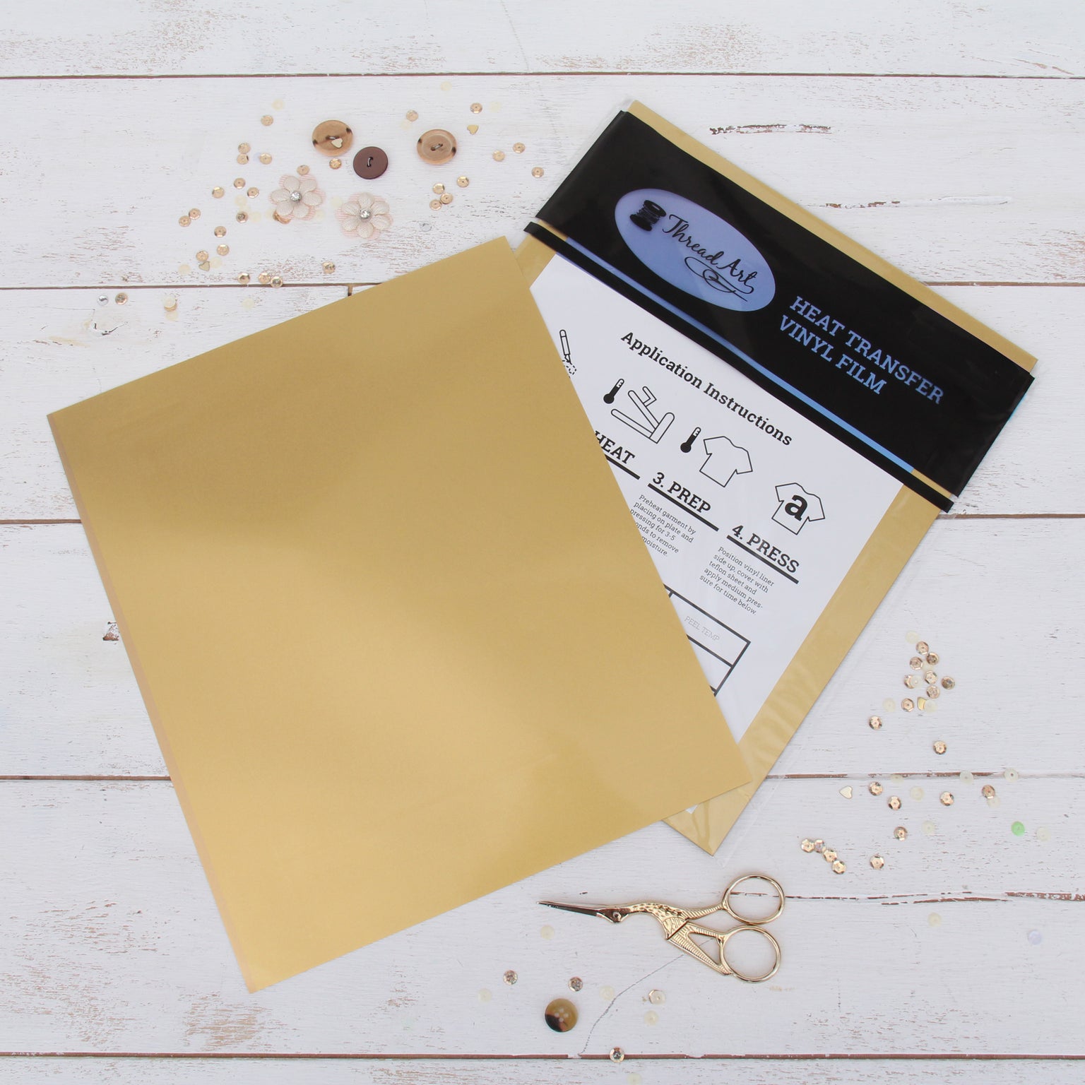 Heat Transfer Vinyl Sheet Packs - Solid and Glitter Finishes - Wide ...