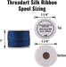 2mm Silk Ribbon -30 Spool Set -11 Yds Per Spool - Threadart.com