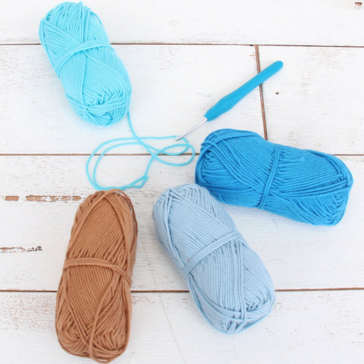 Set of 8 Multicolor Soft Handle Crochet Hooks- Sizes 2.5-6mm —