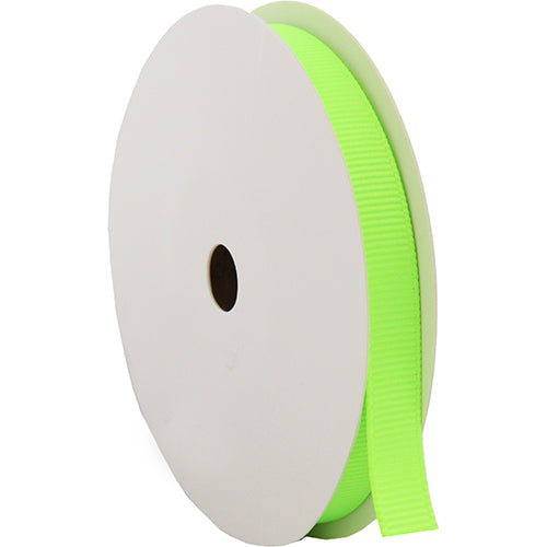 Solid Grosgrain Ribbon, 1-1/2-Inch, 50 Yards, Neon Green