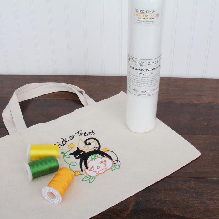 Tearaway/Washaway Embroidery Stabilizer - 12 inch 10 yd. roll - Threadart.com