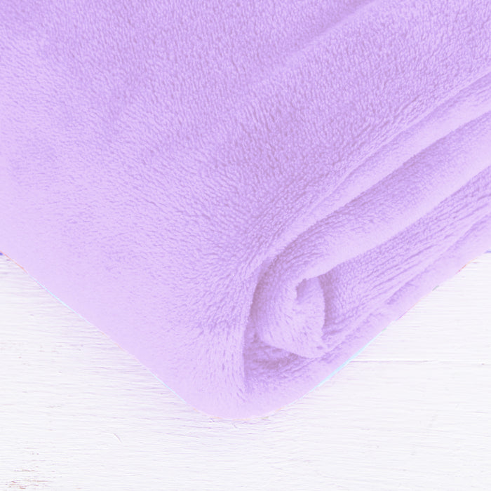 3 Pack of Plush Fleece Blanket - Lavender —