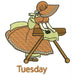 Machine Embroidery Designs - Tea Towels Days(1) - Threadart.com